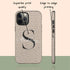Monogram Personalized Spotted Dots iPhone Case